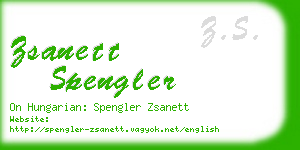 zsanett spengler business card